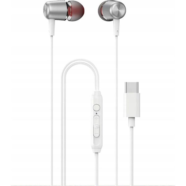 Słuchawki Dudao Słuchawki Dudao X1PROT douszne przewodowe USB-C 1.2 m - białe 13846696 6973687247355