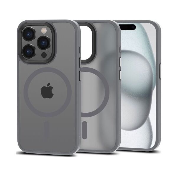 Tech-Protect Etui Tech-Protect MagMat MagSafe na iPhone 15 Pro - tytanowy mat 13846732 9319456606546