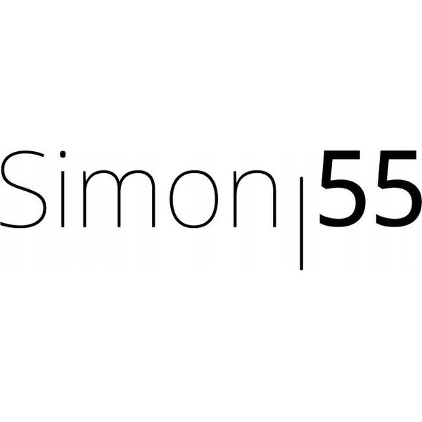 Kontakt-Simon Ramka podwójna Kontakt-Simon 55 TR2/111 LINE biały mat 13849627 5902787878009
