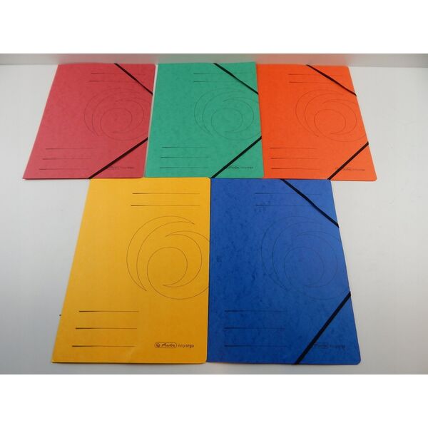 Herlitz Herlitz Eckspanner     A4 Quality   farb.sort.   5er Packung 13868031 4008110340333