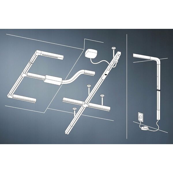 Paulmann URail Socket max. 20W E27 230V Biały 13868165 4000870949740