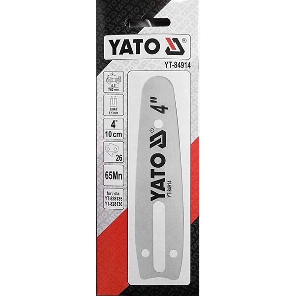 Yato YATO PROWADNICA ŁAŃCUCHA 10cm (4") .325 0.043" C 13872216 5906083091292