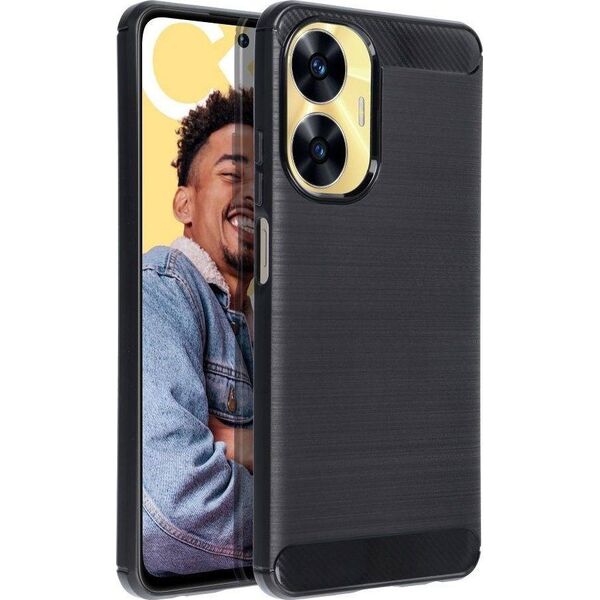 ForCell Futerał CARBON do REALME C55 czarny 13875745 5903396217456