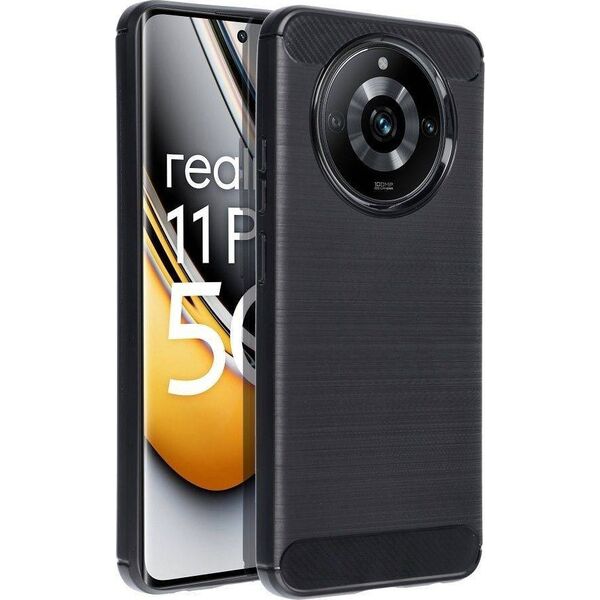 ForCell Futerał CARBON do REALME 11 czarny 13875755 5903396217470