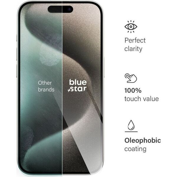 Partner Tele.com Szkło hartowane Blue Star - do iPhone 15 Pro 13875859 5903396222016