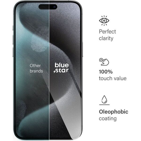 Partner Tele.com Szkło hartowane Blue Star - do iPhone 15 Pro Max 13875864 5903396222023