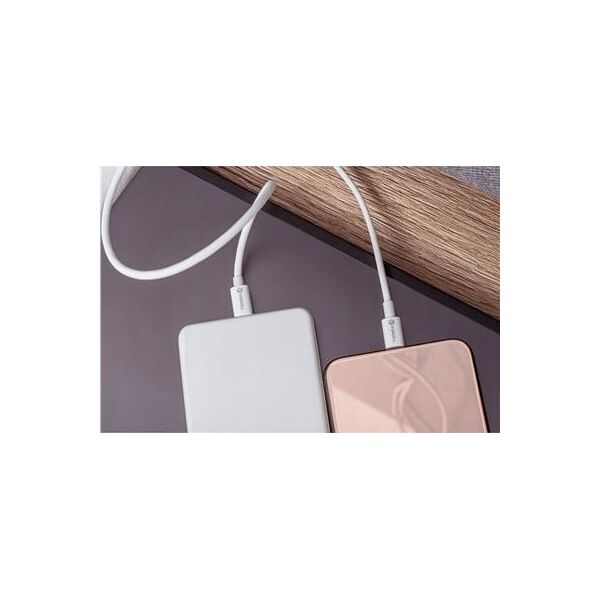 Kabel USB ForCell FORCELL F-ENERGY C339 kabel Typ C do Typ C PD QC4.0 5A 100W 2 m biały 13875938 5903396172021