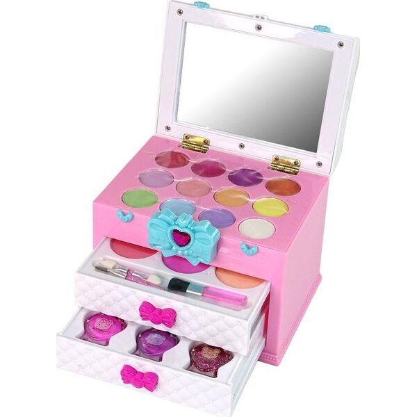 LeanToys Zestaw Piękności w Walizce Różowy Biały 13876753 5905679073049