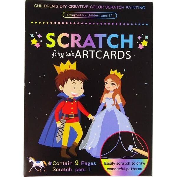 LeanToys Zdrapywanka Kolorowanka Dla Dzieci Królestwo 13877648 5905679075777