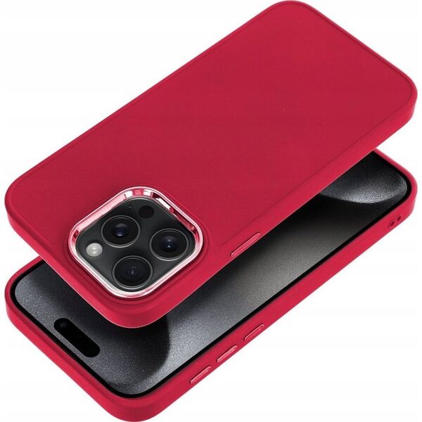 4kom.pl Futerał FRAME do IPHONE 15 Pro Max magenta 13878102 5903396214622