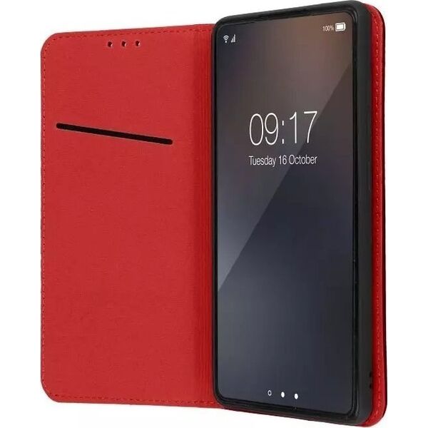ForCell Kabura SMART PRO Book skórzana do IPHONE 15 bordowy 13880159 5903396213694