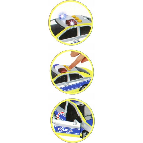 Mega Creative AUTO POLICJA B/O 30X17X14 MOJE MIASTO PLPL MC 24 13881716 5904335885927