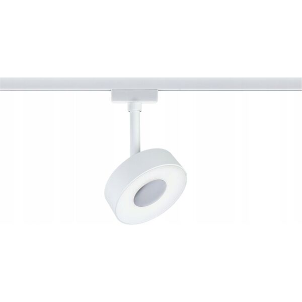 Paulmann Reflektor na szynoprzewód URail CIRCLE LED DIM 5W 180lm 4000K 230V biały matowy/ metal 13881832 4000870955949