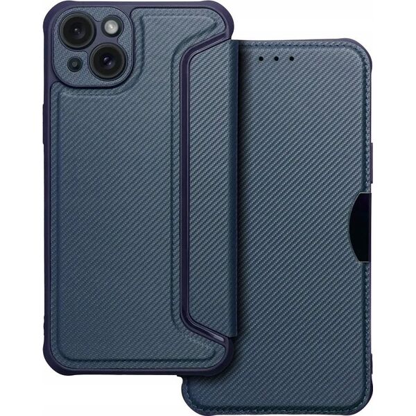 OEM Kabura RAZOR Book do IPHONE 15 Plus niebieski 13882150 5903396230110