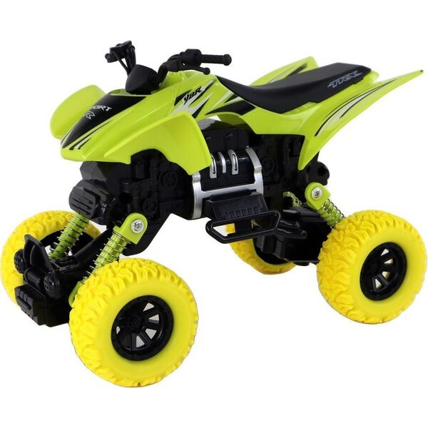 LeanToys Pojazd Terenowy Pchacz Quad XC Gumowe Koła Zielony 13883130 5905679078044