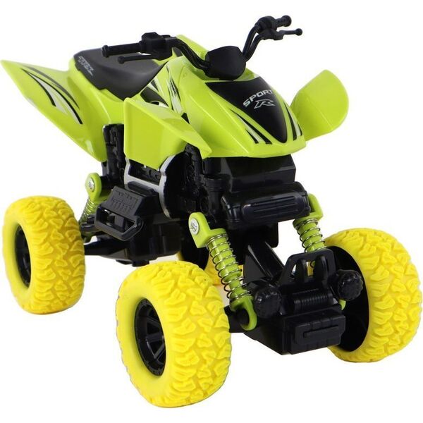 LeanToys Pojazd Terenowy Pchacz Quad XC Gumowe Koła Zielony 13883130 5905679078044
