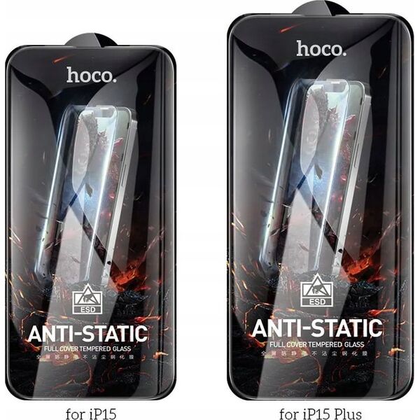 Hoco HOCO szkło hartowane HD Anti-static (SET 25in1) - MULTIPACK do iPhone 15 Plus (G10) 13885580 6942007607322