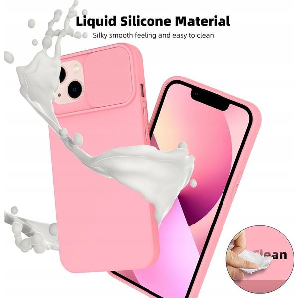 4kom.pl Futerał SLIDE do SAMSUNG A15 5G / A15 4G jasnoróżowy 13886659 5903396258923