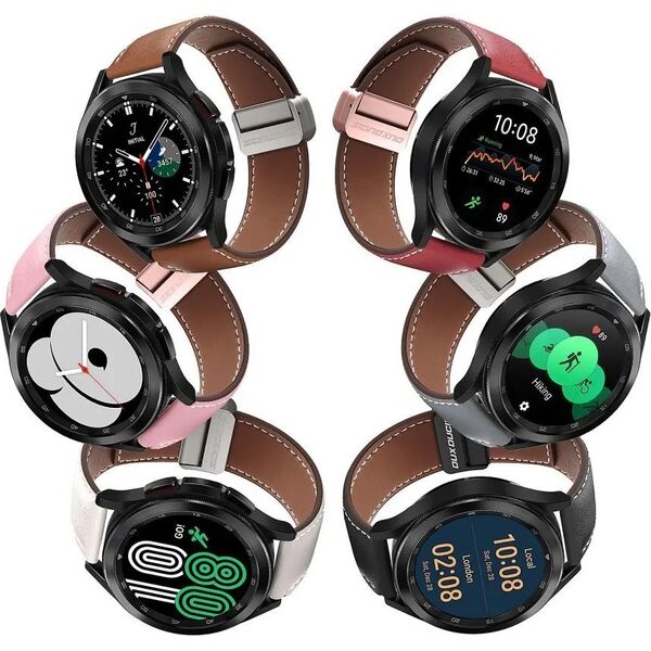 Dux Ducis DUX DUCIS pasek YA skórzany 22 mm czarny 13888230 6934913022689
