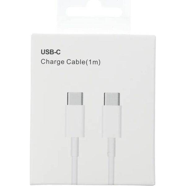 Kabel USB OEM Kabel Typ C do Typ C PD QC3.0 3A 30W HD26 BOX 1 m biały 13888288 5903396235146