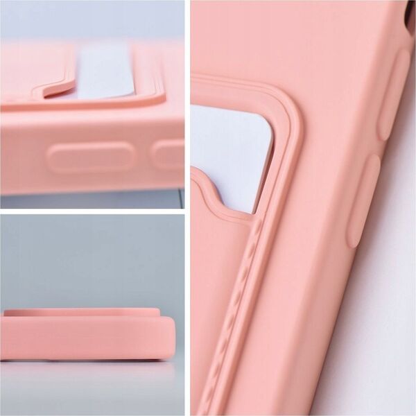 4kom.pl Futerał CARD CASE do SAMSUNG A35 5G różowy 13888397 5903396271632