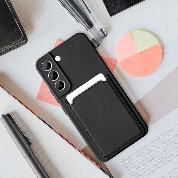 4kom.pl Futerał CARD CASE do SAMSUNG A35 5G czarny 13888401 5903396271618