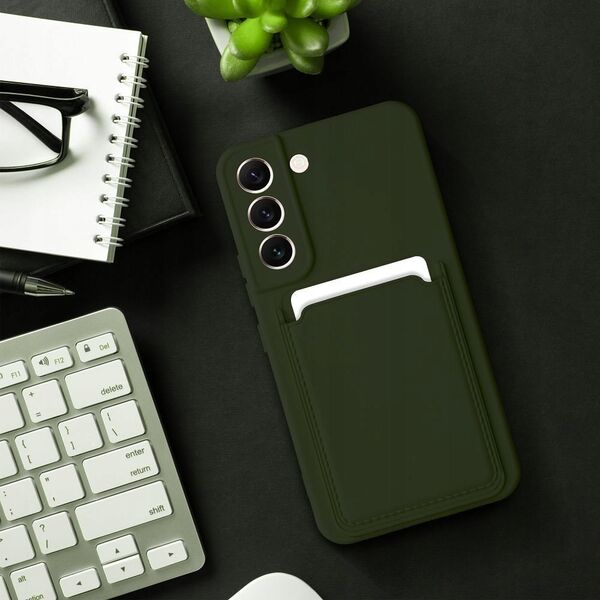 4kom.pl Futerał CARD CASE do SAMSUNG A35 5G zielony 13888406 5903396271656