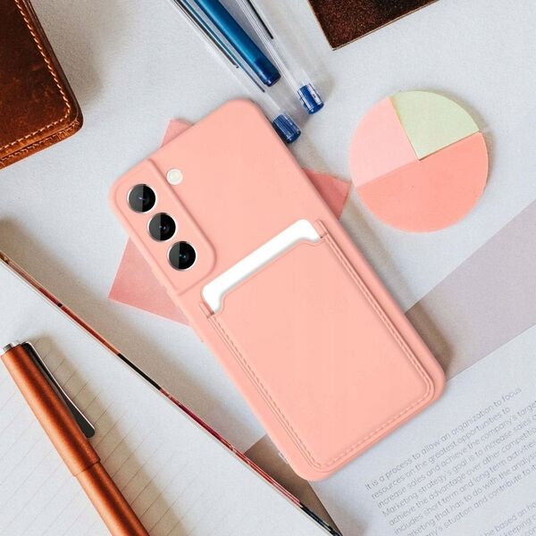4kom.pl Futerał CARD CASE do SAMSUNG A55 5G różowy 13888409 5903396272073