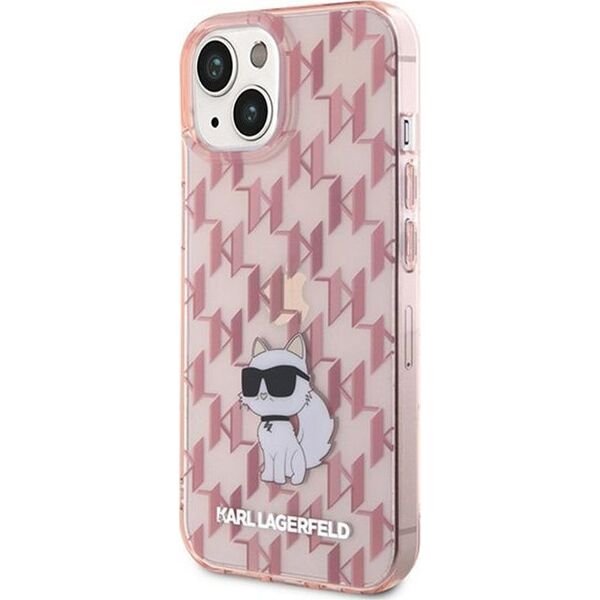 Karl Lagerfeld Karl Lagerfeld Monogram Choupette - Etui iPhone 15 (różowy) 13899489 3666339163716