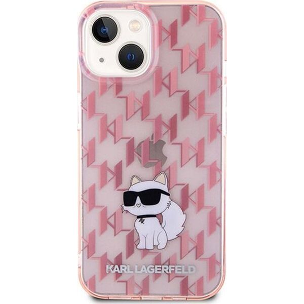 Karl Lagerfeld Karl Lagerfeld Monogram Choupette - Etui iPhone 15 (różowy) 13899489 3666339163716