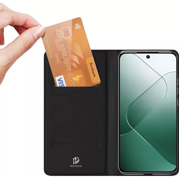 Dux Ducis DUX DUCIS kabura SKIN PRO do XIAOMI 14 czarna 13900361 6934913021743