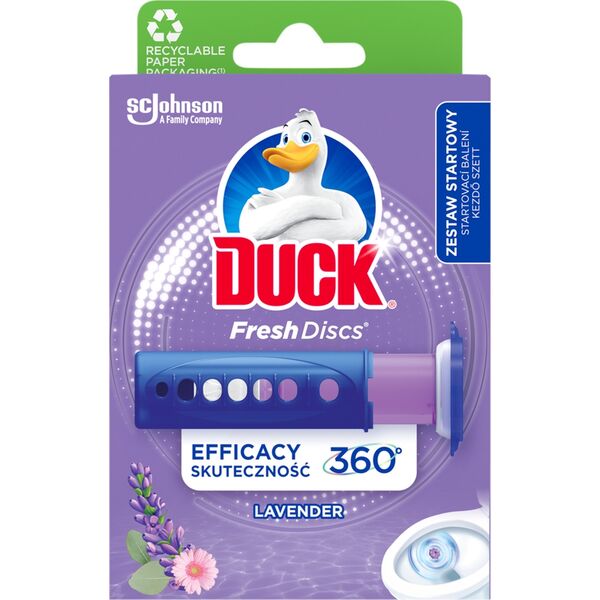 duck ŻELOWE KRĄŻKI Z APLIKATOREM A6 DUCK FRESH LAWENDA 13908489 5000204339079