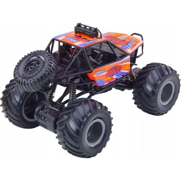 LeanToys Auto terenowe R/C 1:8 amortyzatory pomarańczowy 13915328 5905991007050
