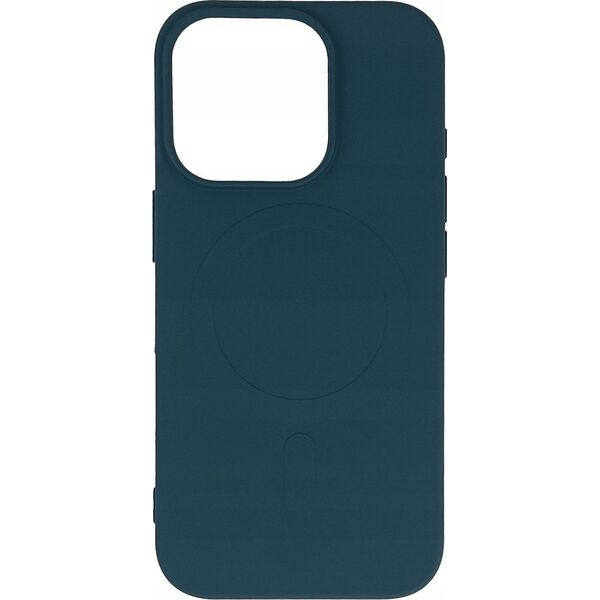 Hurtel Etui Liquid Silicone Case MagSafe na iPhone 16 Pro - ciemnoniebieskie 13921431 5907769363351