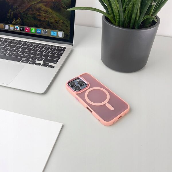 Hurtel Etui Magnetic Collection MagSafe na iPhone 16 Plus - różowe 13921432 5907769363696