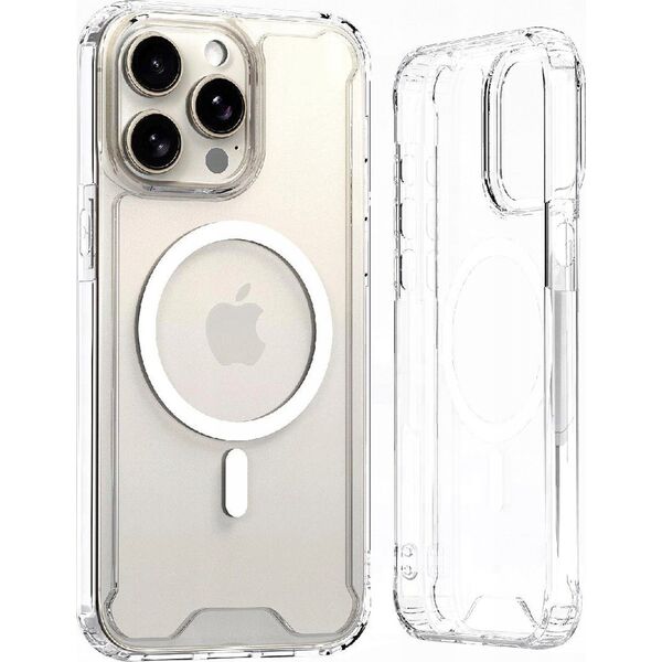 Hurtel Etui Clear Corner Case MagSafe na iPhone 16 Pro - przezroczyste 13921436 5907769363832