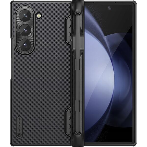 Nillkin Etui Nillkin Super Frosted Shield Fold na Samsung Galaxy Z Fold 6 5G z uchwytem na rysik - czarne 13921457 6902048281783
