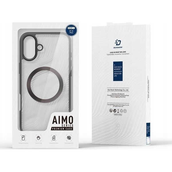 Dux Ducis Etui Dux Ducis Aimo Mag z MagSafe na iPhone 16 Plus - czarne 13921469 6934913005972