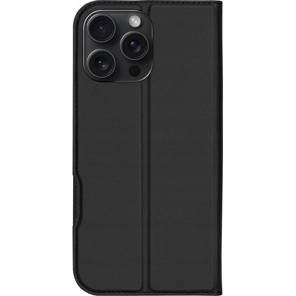 Dux Ducis Etui Dux Ducis Skin Pro na iPhone 16 Pro z klapką i miejscem na kartę - czarne 13921480 6934913004173