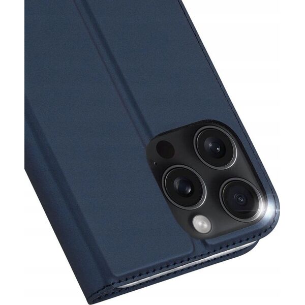 Dux Ducis Etui Dux Ducis Skin Pro na iPhone 16 Pro Max z klapką i miejscem na kartę - niebieskie 13921483 6934913004210