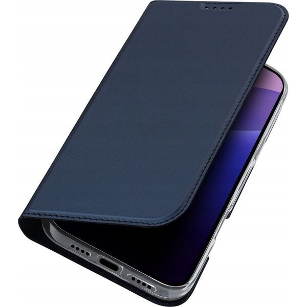 Dux Ducis Etui Dux Ducis Skin Pro na iPhone 16 Pro Max z klapką i miejscem na kartę - niebieskie 13921483 6934913004210