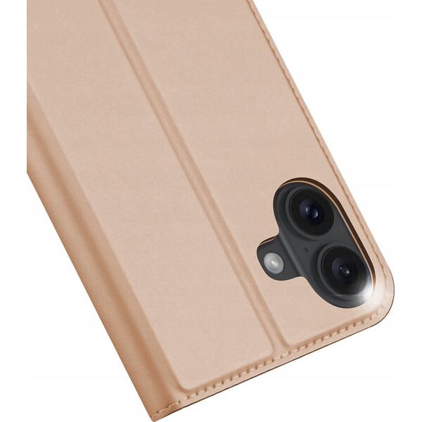 Dux Ducis Etui Dux Ducis Skin Pro na iPhone 16 z klapką i miejscem na kartę - różowe 13921484 6934913004135