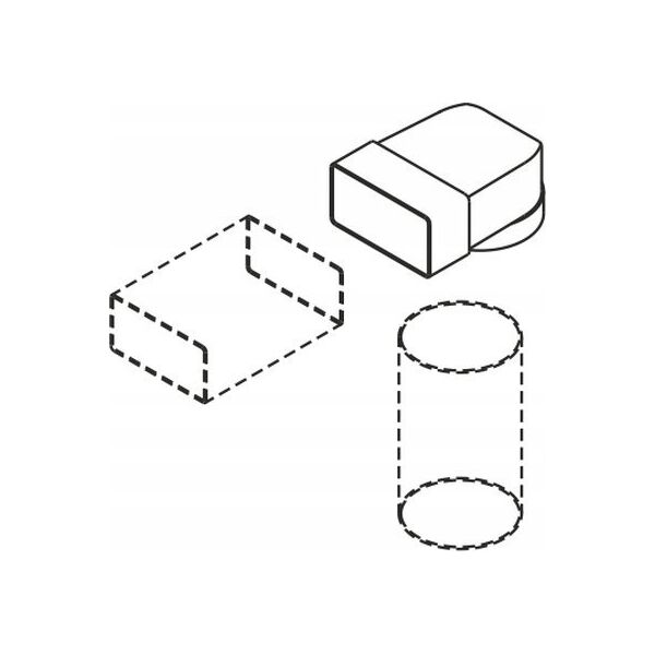 Kolanko łącznikowe D/KŁZ 104/110x55 Dospel 007-0223 13929116 5901560509154