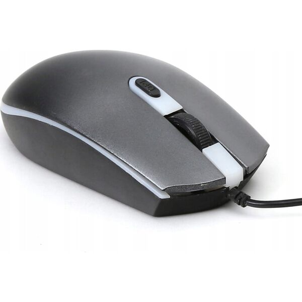 Mysz Omega OMEGA MYSZ MOUSE 1000/1600/2000 DPI RUBBER GRAY [45541] 13930779 5907595455411