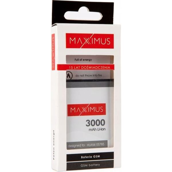 Bateria Huawei BAT MAXXIMUS HUAWEI E5785 3000 mAh modem HB824666RBC 13931261 5901313084846