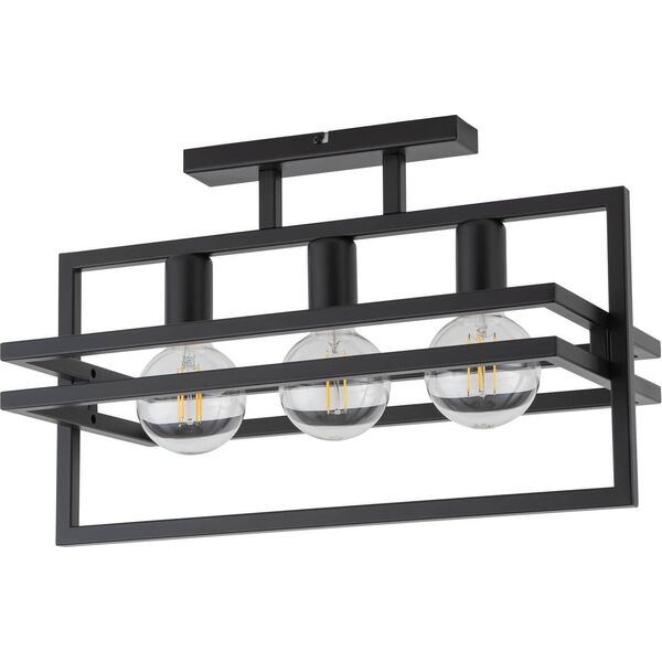 Lampa sufitowa Sigma Merci 32406 plafon lampa sufitowa 3x60W E27 czarny 13931339 5905143280669
