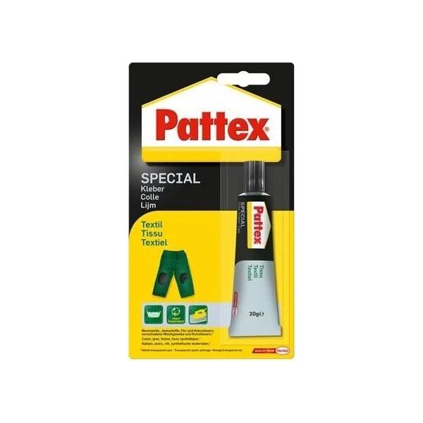 Pistolet do kleju Norimpex Pattex Spezialkleber Textil, für gewebte Stoffe, Tube, 20g 13931530 4015000417310