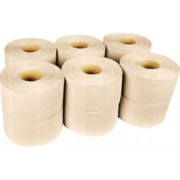 EkoClean Bunny Soft - Big Rola Eko - Naturalny papier toaletowy jednowarstwowy, makulatura, 105m, 12 rolek 13932697 5900704003404