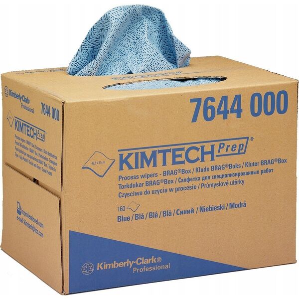 Kimberly-Clark Kimberly-Clark Kimtech Pure - Higieniczne ściereczki do czyszczenia w BRAG BOX - Niebieskie 13933938 5033848004287