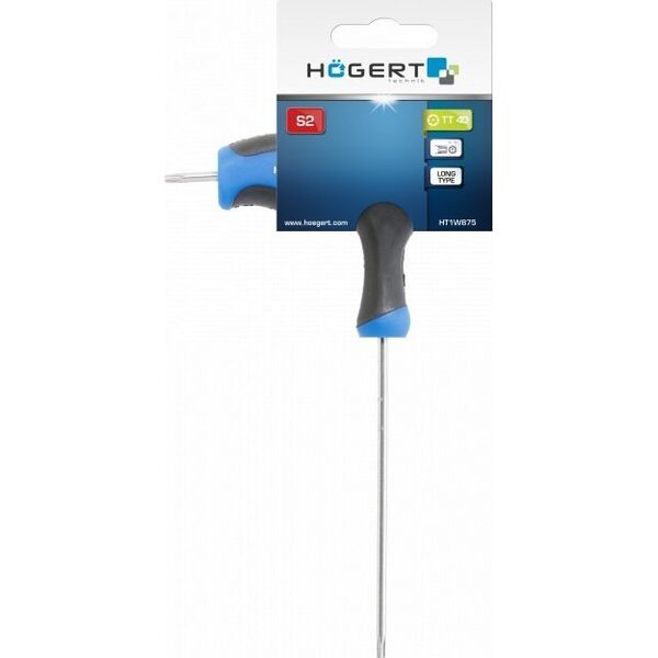Bahco HOGERT TORX Z RĘKOJEŚCIĄ  T40 13934614 5902801336867